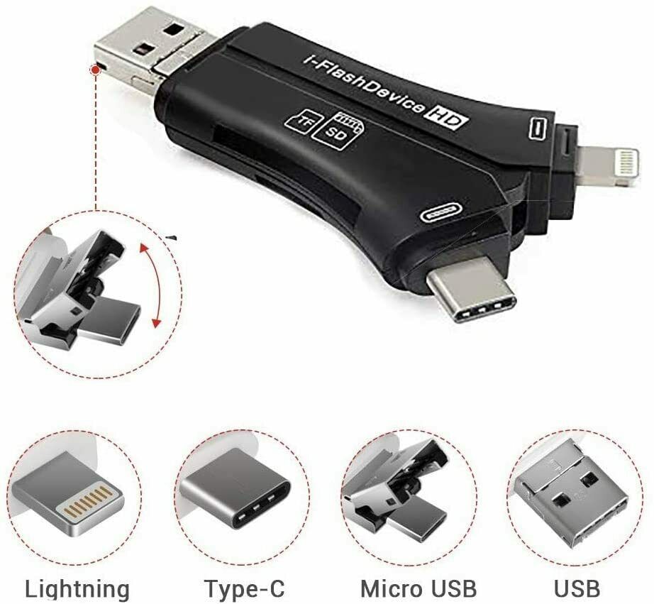 Video Game & Trail Camera Viewer SD &Micro SD Memory Card Reader for iPhone iPad - Fresh Stock Dated February 2026
