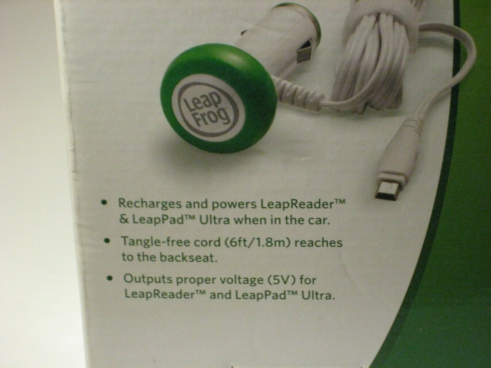 LeapFrog Car Adapter Charger 690-11339 For LeapPad Ultra & LeapReader NEW Sealed - Fresh Stock Dated February 2026