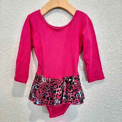 Pink Leotard w/Leopard Pink Skirt Size 5/6 - Fresh Stock Dated December 2025