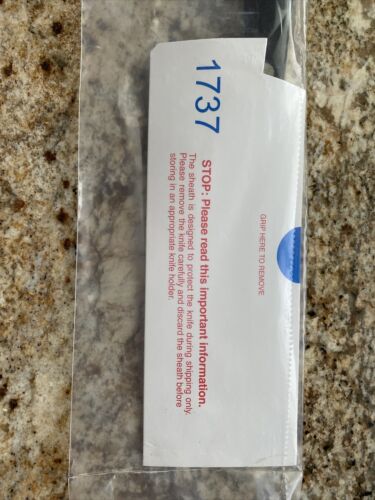 Cutco Cleaver 1737C, New, Classic Brown/Black Handle - Fresh Stock Dated December 2025