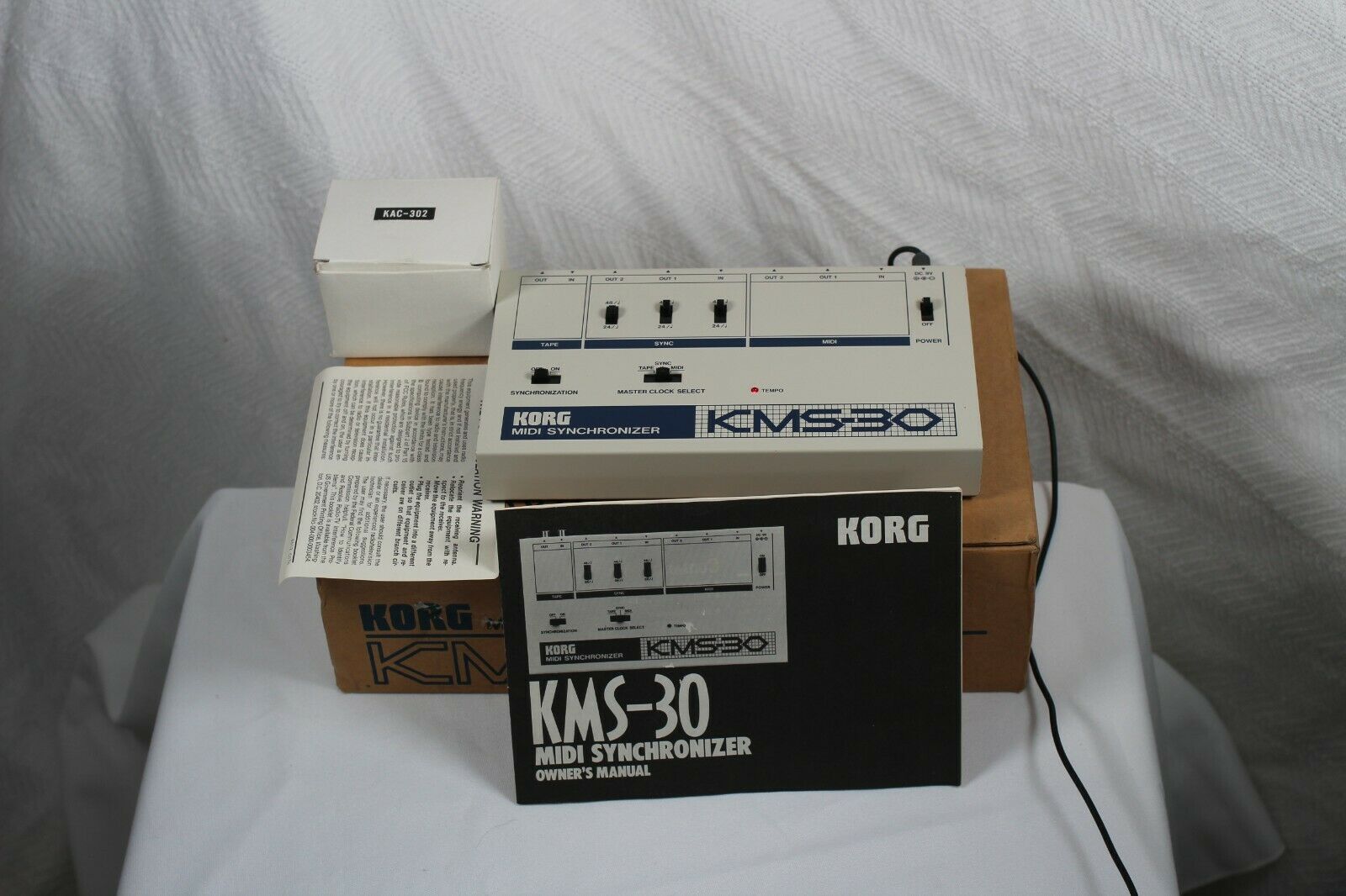 Korg KMS-30 midi synchronizer Sync in very good Condition W/Box/Manual/adapter - Fresh Stock Dated February 2026