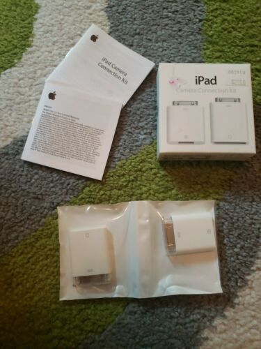 APPLE IPAD CAMERA CONNECTION KIT & CABLE MC531ZM/A Model A1362 A1358  Box Open - Fresh Stock Dated February 2026