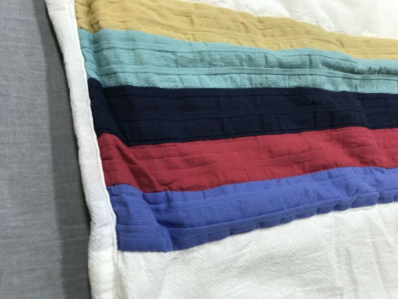 Pottery Barn PB Teen Heritage Rugby Stripe Standard Sham - Fresh Stock Dated December 2025