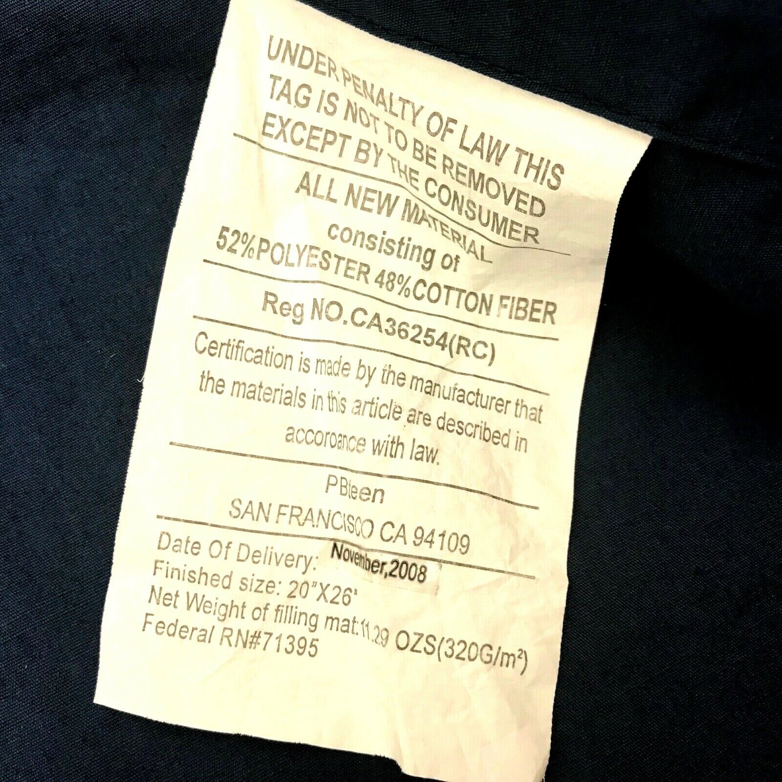 Pottery Barn PB Teen Football Sham Standard NFL NATIONAL Conference Quilted NWT - Fresh Stock Dated December 2025