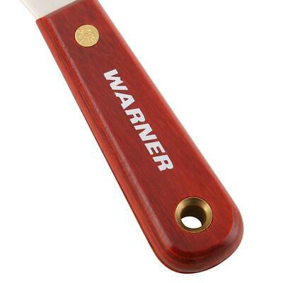 Warner 1-1/2 In. Stiff Putty Knife With Rosewood Handle - Fresh Stock Dated February 2026