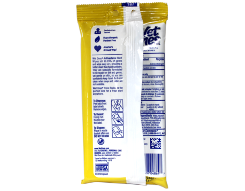 3 Pack Wet Ones Hand Wipes Tropical Splash Hypoallergenic 20 Each - Fresh Stock Dated February 2026