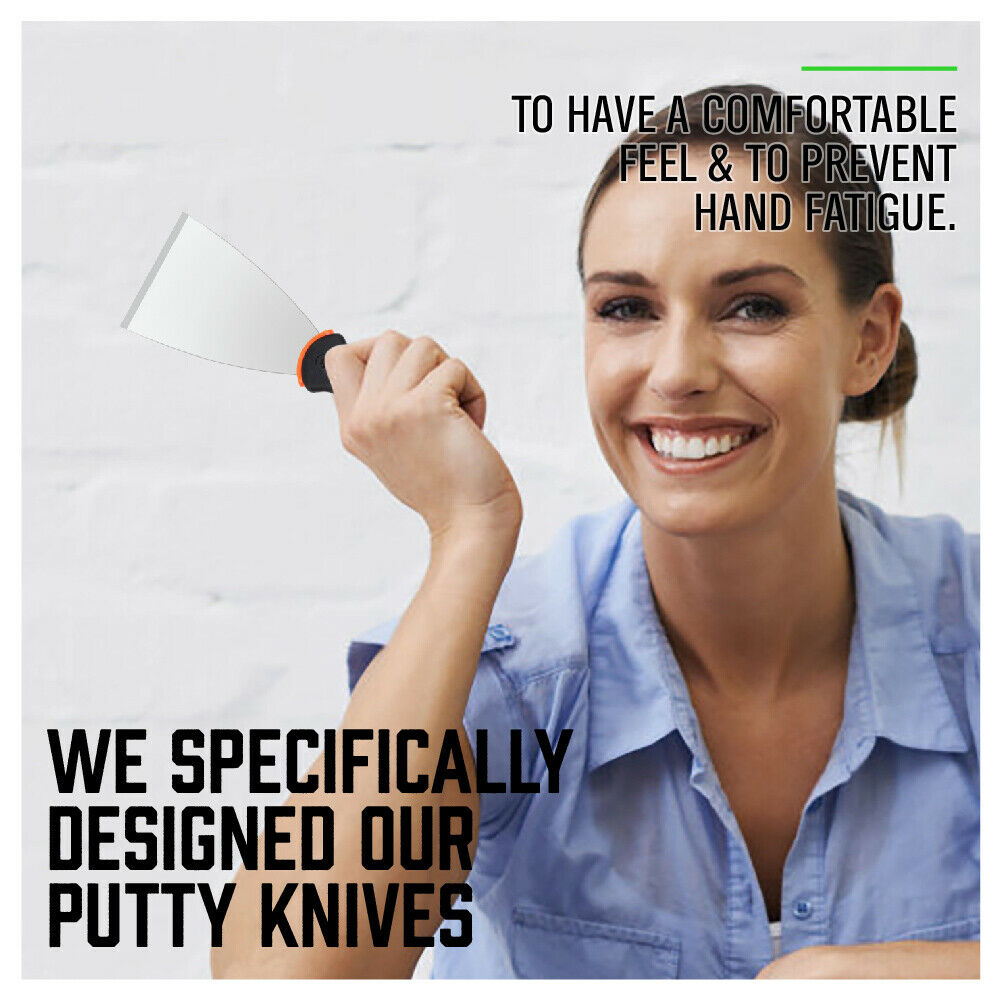 5PCS Putty Knife Drywall Knife Painter Tool 1.5