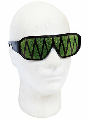 Macho Green Shark Teeth Party Shield Man Randy Savage Costume Wrestler WWF Party - Fresh Stock Dated February 2026