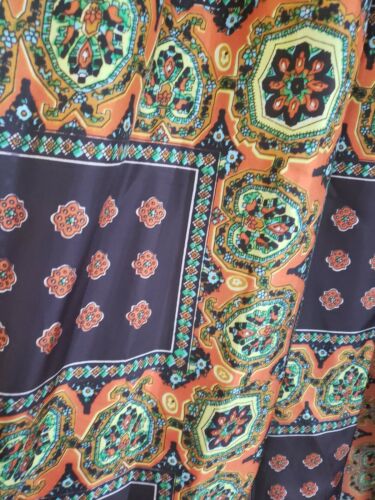 Vintage Handmade Xs  Brown & Orange Handmade Maxi Skirt - Fresh Stock Dated March 2026