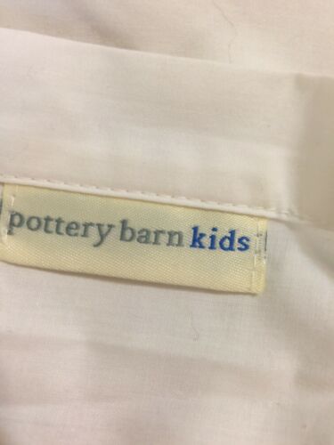 POTTERY BARN KIDS Standard Pillow Sham 1 Girls White Pink Dots - Fresh Stock Dated December 2025