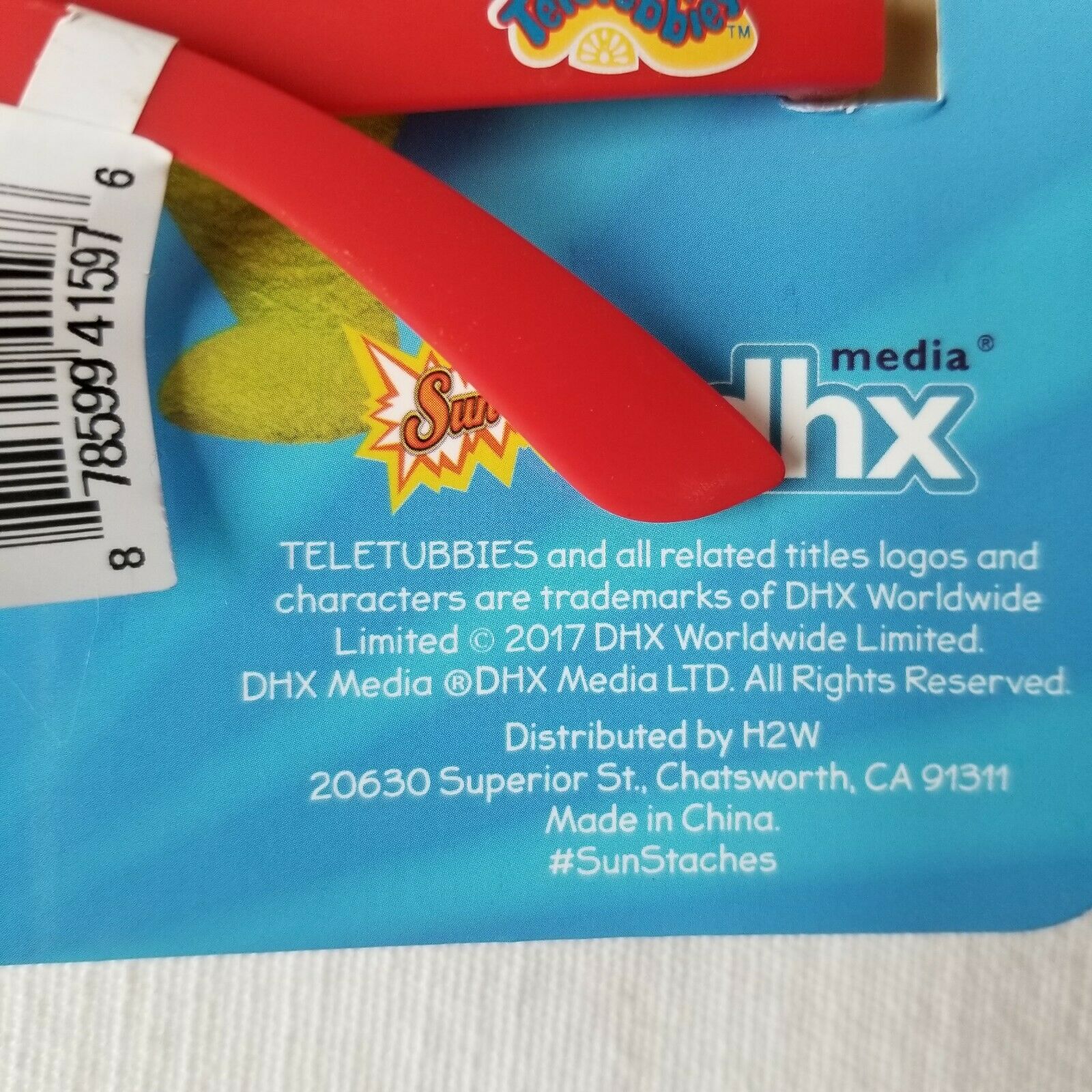 Teletubbies Po Sunglasses Shades Red NEW Costume Halloween Dress Up - Fresh Stock Dated February 2026