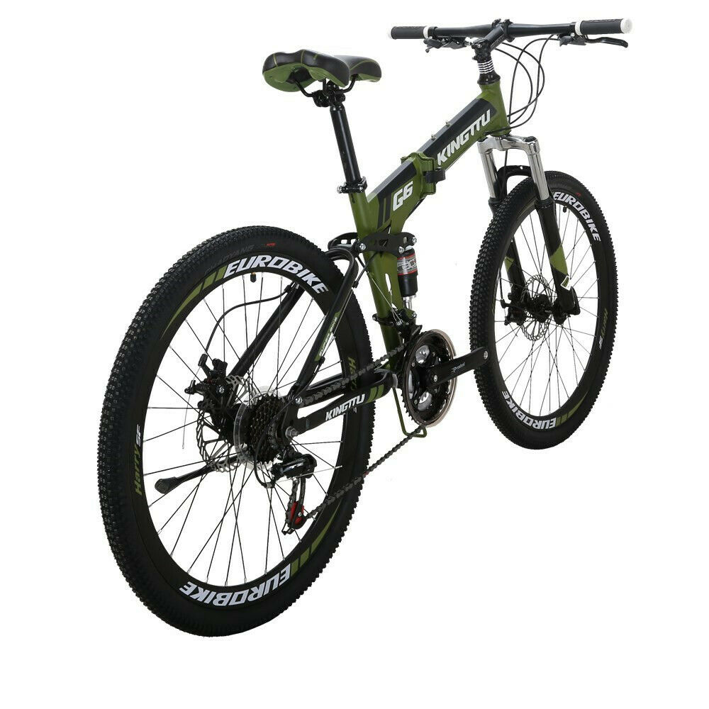 26''Folding Mountain Bike Full Suspension Shimano 21Speed for Adult - Fresh Stock Dated February 2026