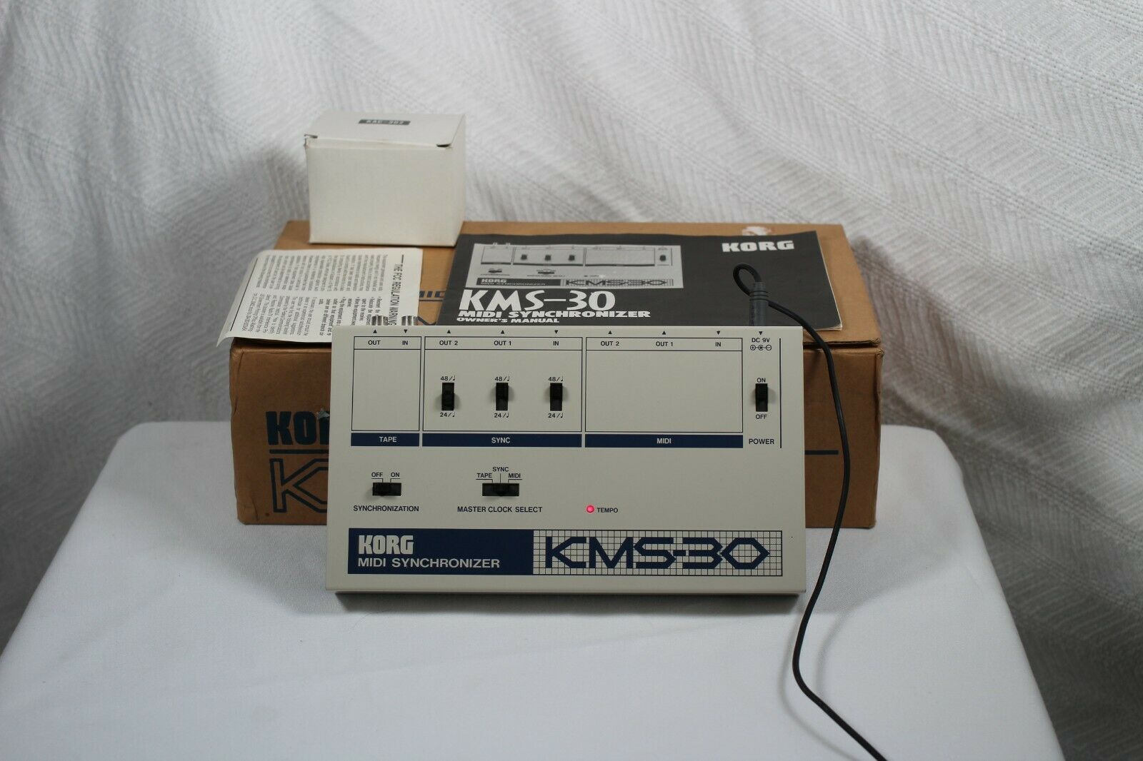 Korg KMS-30 midi synchronizer Sync in very good Condition W/Box/Manual/adapter - Fresh Stock Dated February 2026