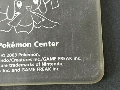 Pokemon Center Jirachi LIMITED EDITION GBA SP Face plate(Hardcover) -d0718- - Fresh Stock Dated December 2025