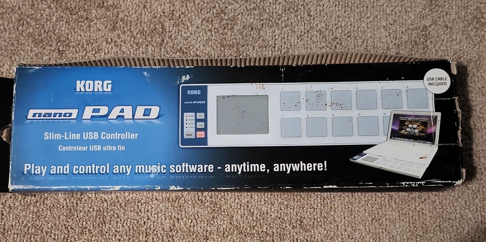 Korg nanoPAD nano PAD Slim MIDI & Nano Kontrol Lot. Bundle - Fresh Stock Dated February 2026