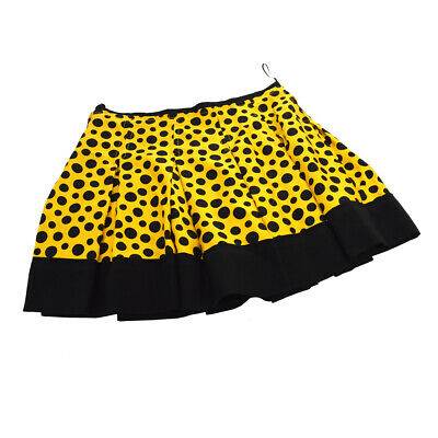 LOUIS VUITTON Vintage Dot Infinity Skirt Black Yellow 36 Authentic AK38026f - Fresh Stock Dated February 2026