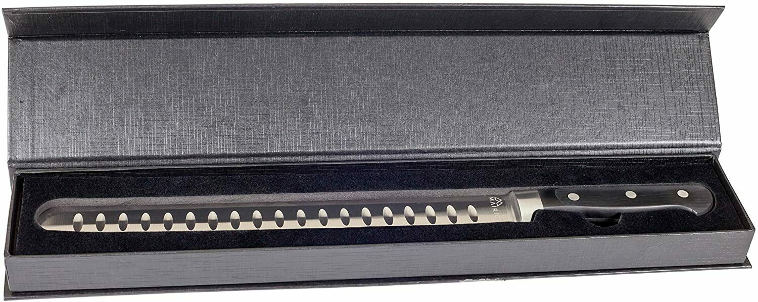 Brisket Knife Slicing Beef Bbq Carving Best Meat Slicer Long Smoked Salmon - Fresh Stock Dated December 2025