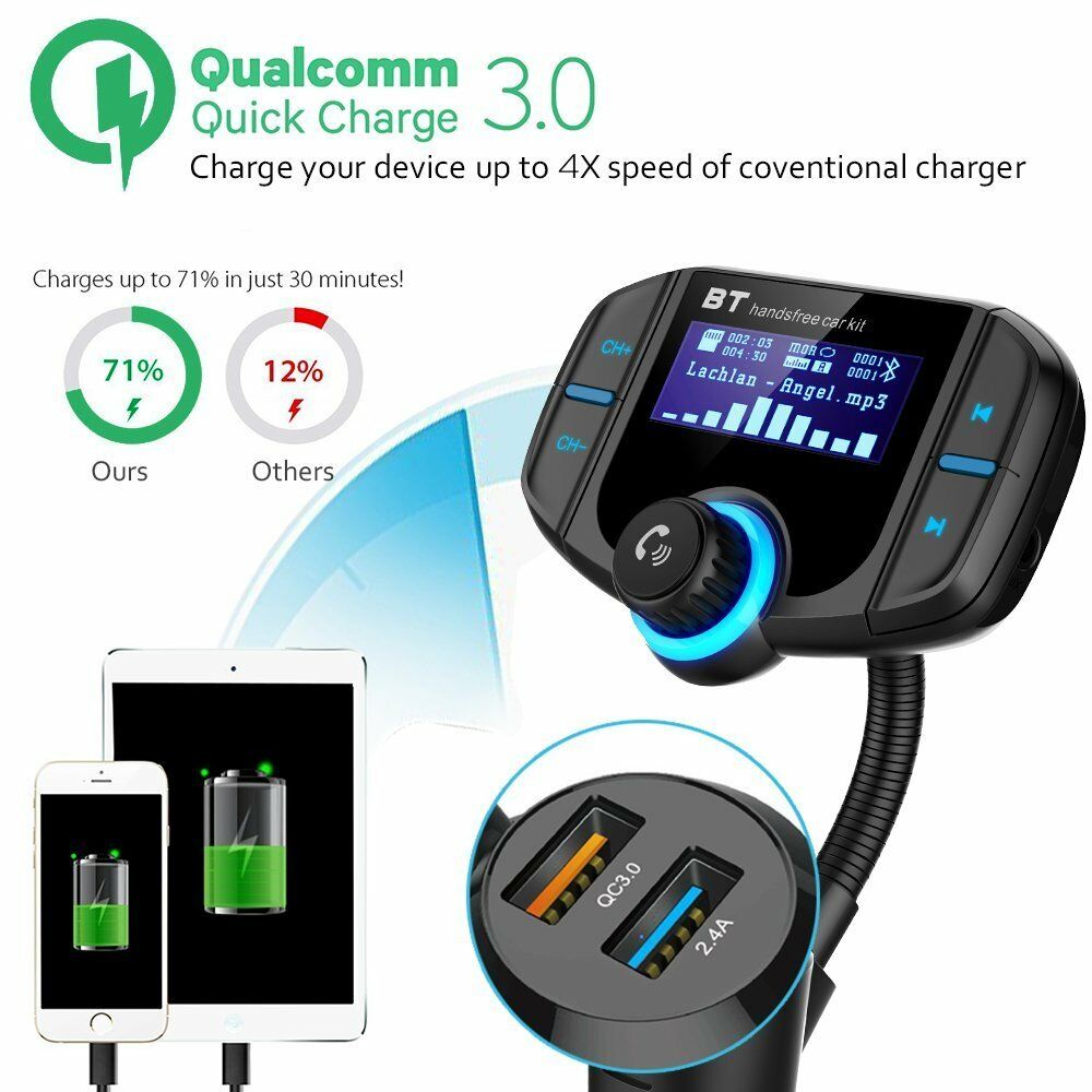 Bluetooth FM Transmitter - Fresh Stock Dated February 2026