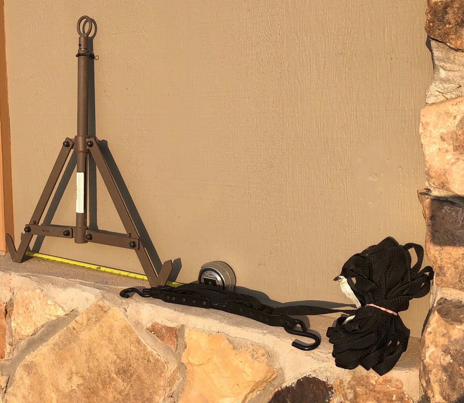 Game Hanger Scale Gorilla Gambrel model 49030 weighs 340 pounds, HUNTING - Fresh Stock Dated December 2025