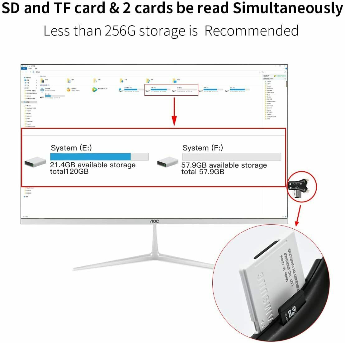 Video Game & Trail Camera Viewer SD &Micro SD Memory Card Reader for iPhone iPad - Fresh Stock Dated February 2026