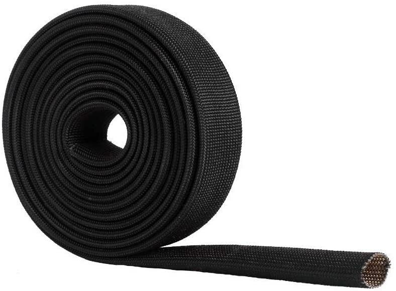 Heat Hose Fiberglass Wrap Shield Sleeve 10FT-3/4