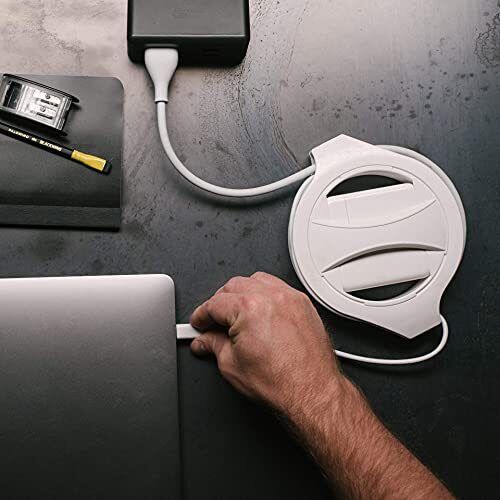 Fuse Reel USB-C MacBook Charger Organizer Compatible with 61W 67W 87W and 96W... - Fresh Stock Dated February 2026