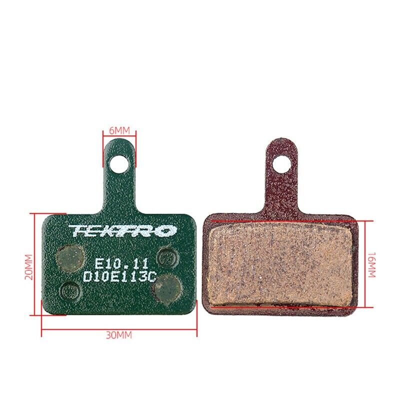 TEKTRO E10.11 MTB Bicycle Bike Cycling Disc Brake Pads Organic Compound Brakeh - Fresh Stock Dated February 2026