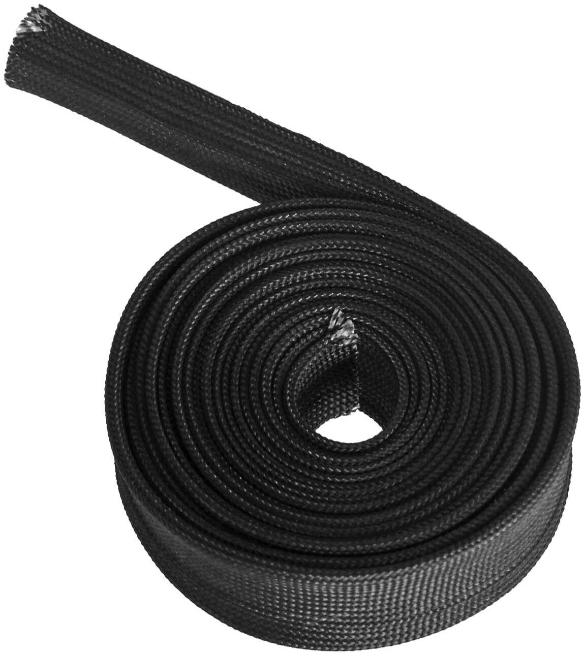Heat Hose Fiberglass Wrap Shield Sleeve 10FT-3/4