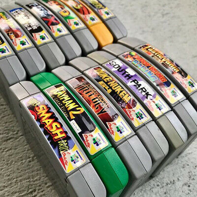 Nintendo 64 N64 End Labels All 296 Custom Game Stickers + homebrew, Variants - Fresh Stock Dated December 2025