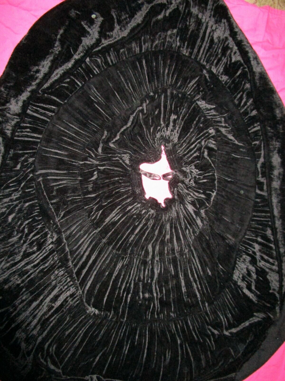 vintage 1980s Neo Nostalgia Long Black Rayon Velvet Skirt, Elastic Waist, Velour - Fresh Stock Dated March 2026