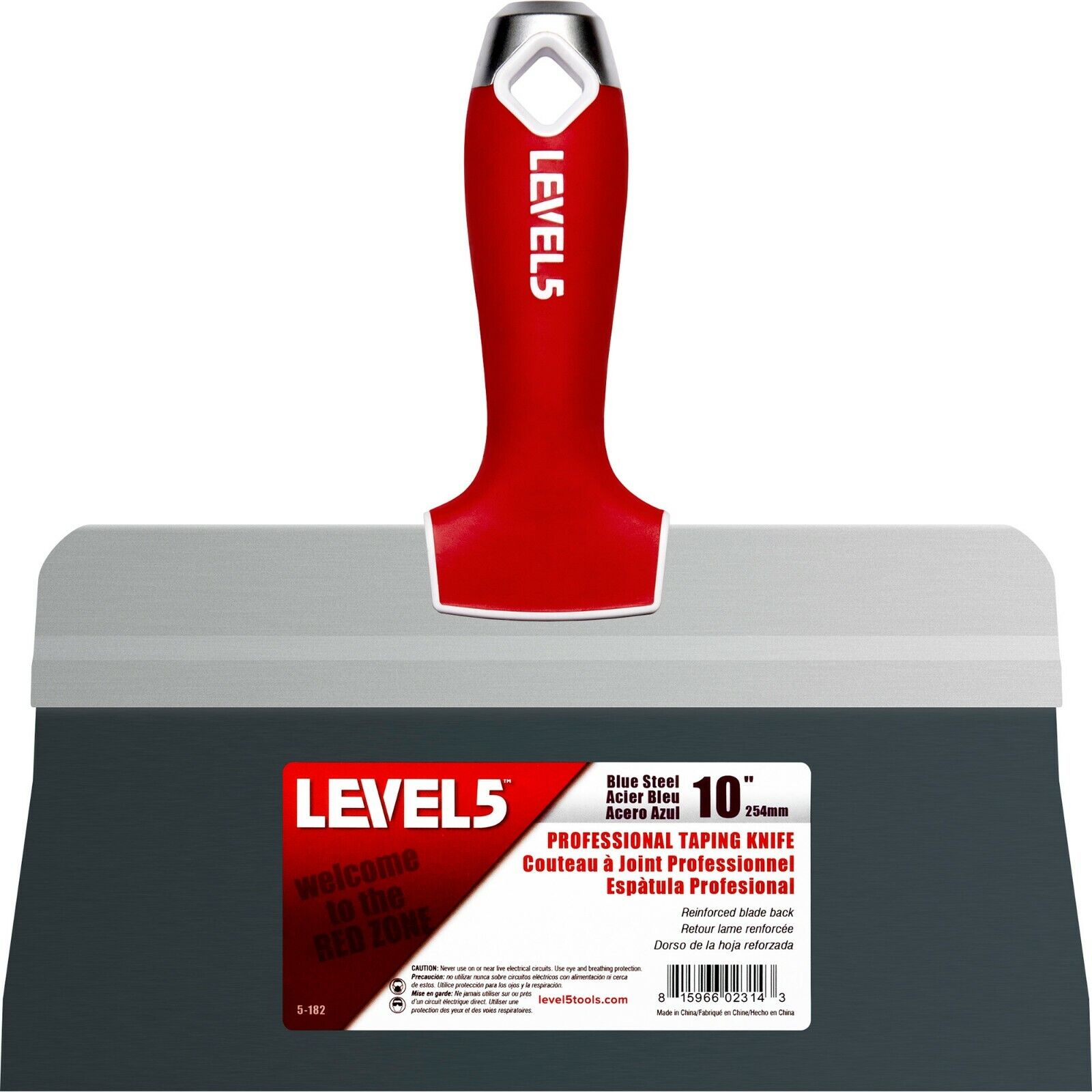 LEVEL5 #5-182 Taping Knife Big Back Blue Steel 10