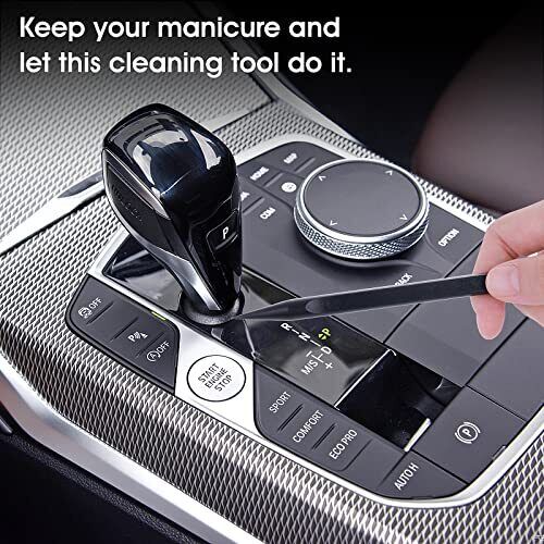 9 Pieces Plastic Scraper Tool Carbon Fiber Multi-Purpose Scraper Scratch Free Cl - Fresh Stock Dated February 2026