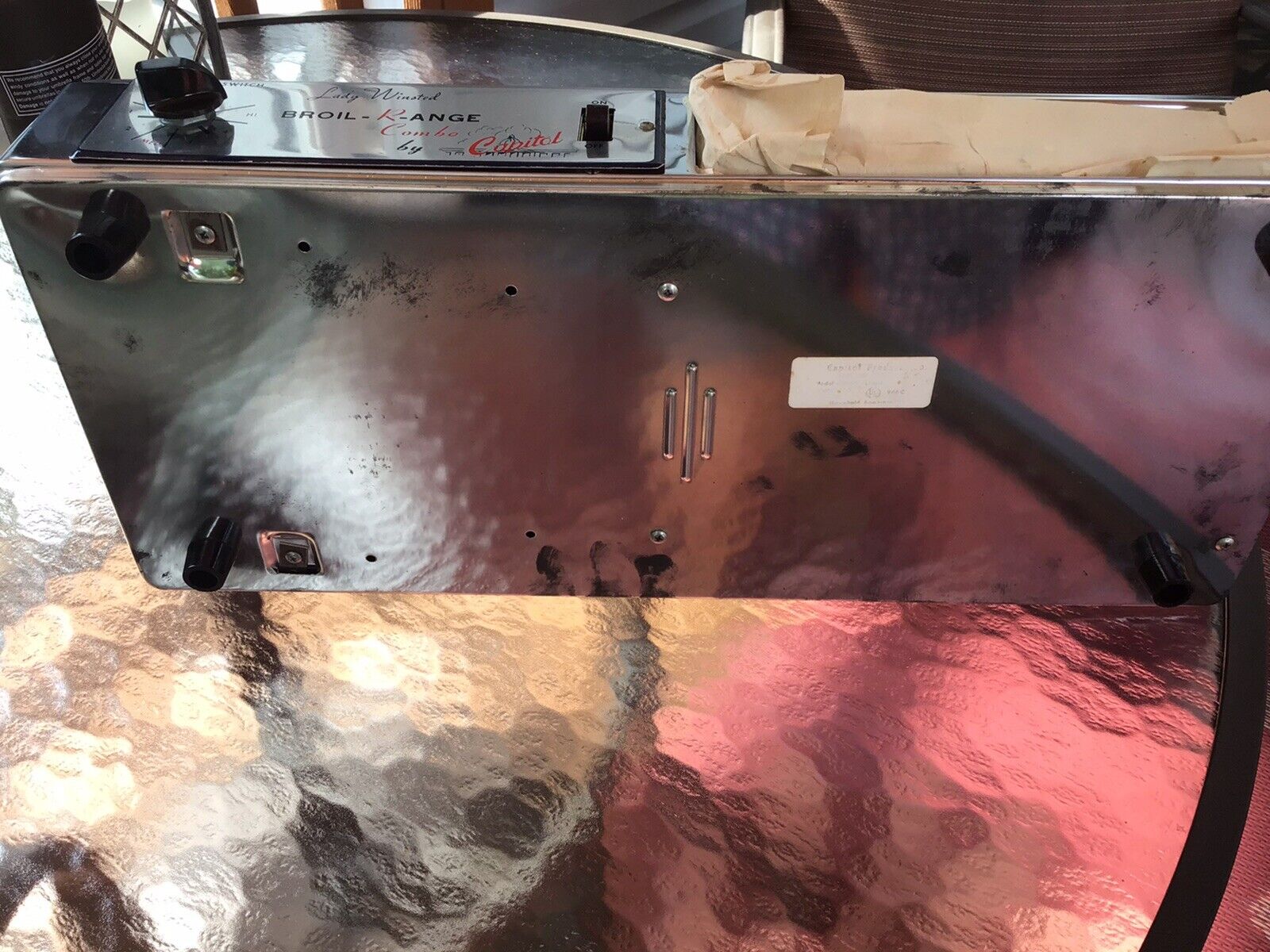 Vintage 1960s Lady Winsted by Capitol Electric Burner W Chrome Top Retro - Fresh Stock Dated February 2026