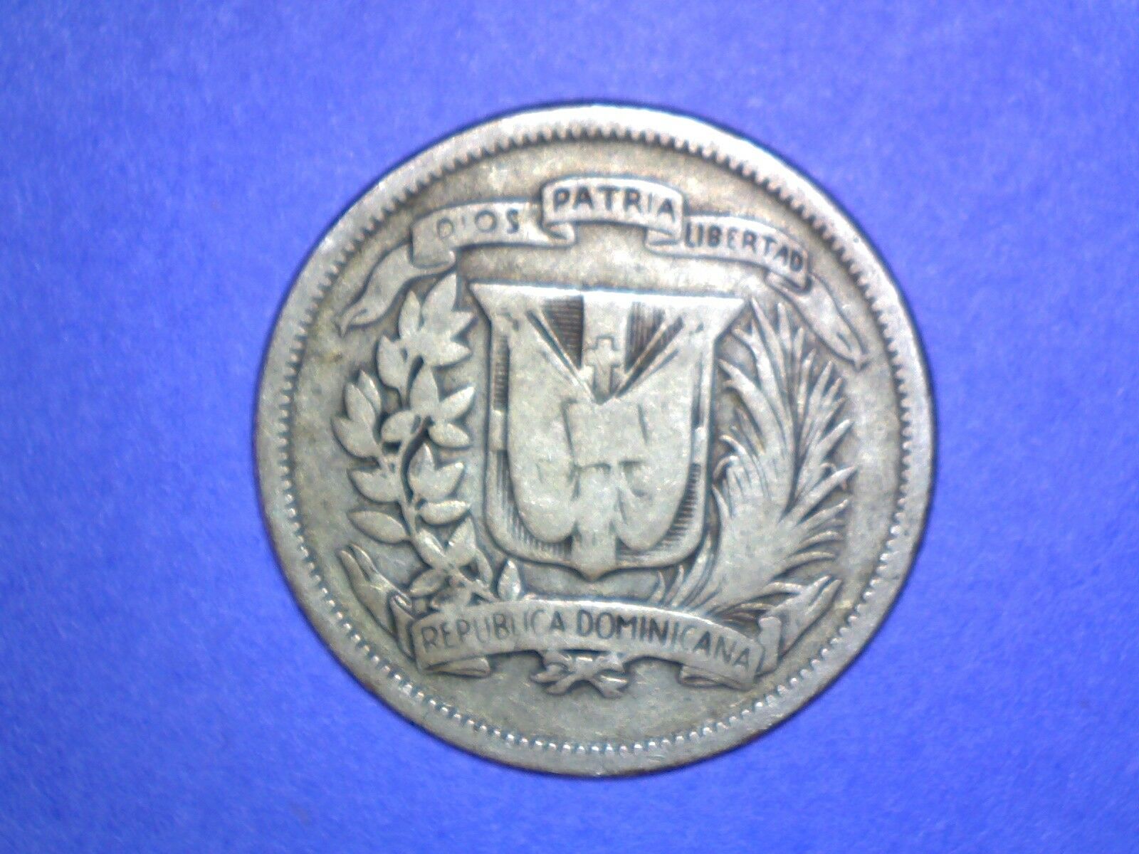 Dominican Republic - 25 Centavos - 1942 - KM# 20 - 0.9000 Silver - Fresh Stock Dated December 2025
