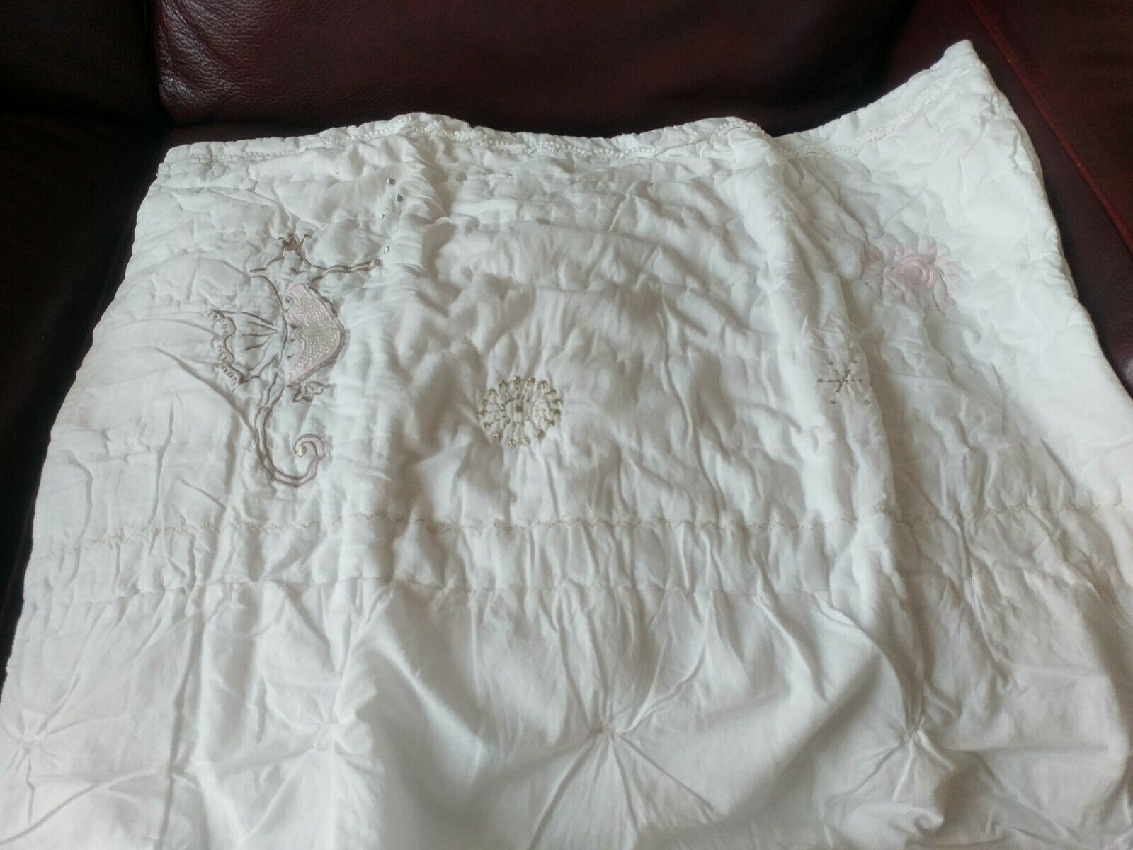 POTTERY BARN KIDS ISABELLE CASTLE QUILTED PILLOW SHAM EURO SIZE NEW SOLD OUT - Fresh Stock Dated December 2025