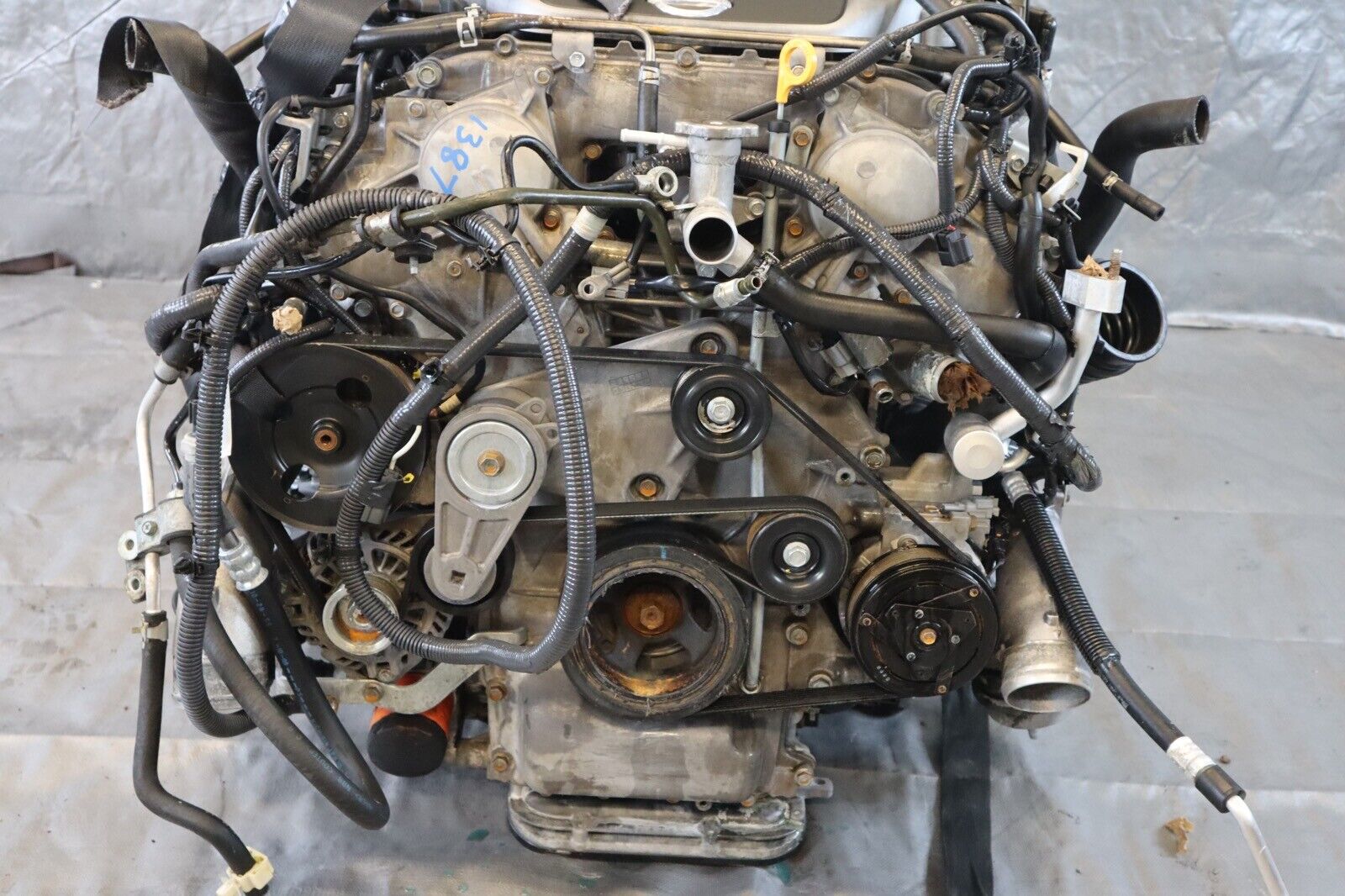 09 10 11 NISSAN GT-R R35 V38 OEM TWIN TURBO ENGINE LONGBLOCK ASSY 29,224 MILES - Fresh Stock Dated February 2026
