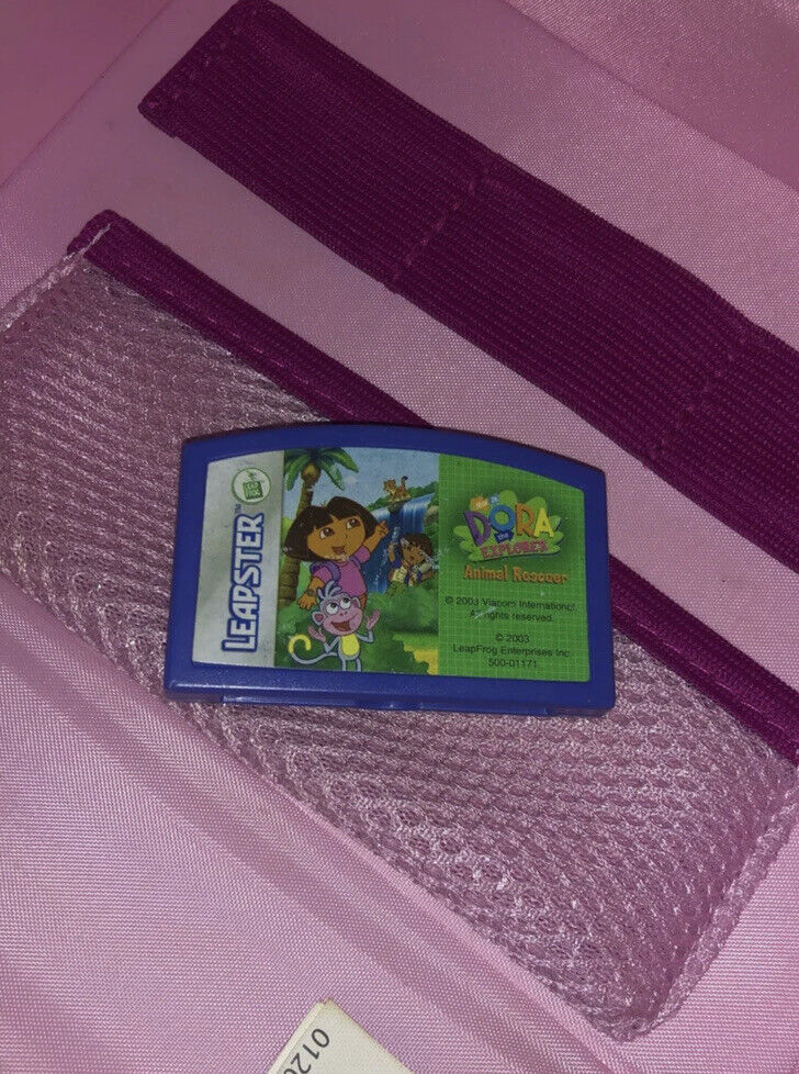 Leap Frog DORA Game *and* Pink “Leapster Explorer Fashion Handbag” Carrying Case - Fresh Stock Dated February 2026