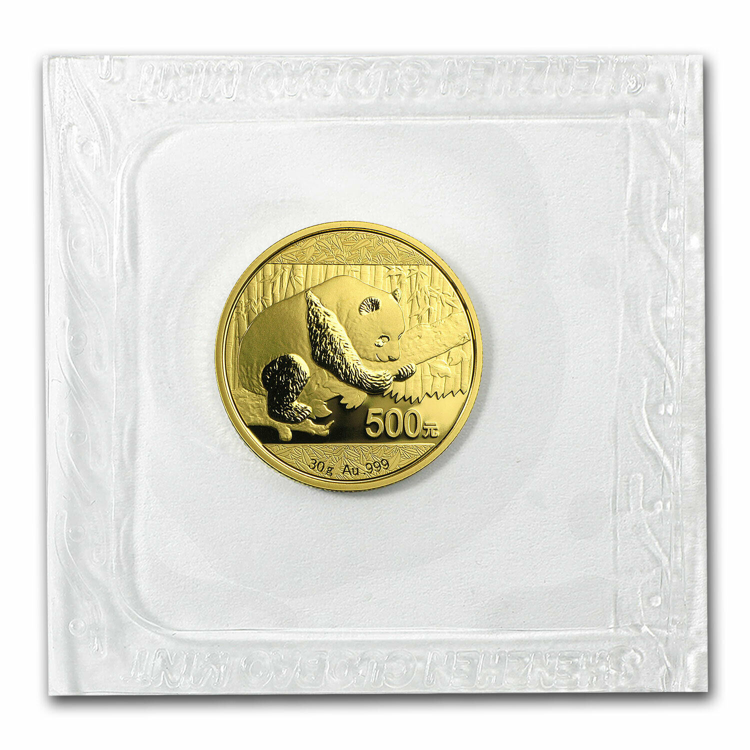 2016 China 30 gram Gold Panda BU (Sealed) - SKU #92372 - Fresh Stock Dated February 2026