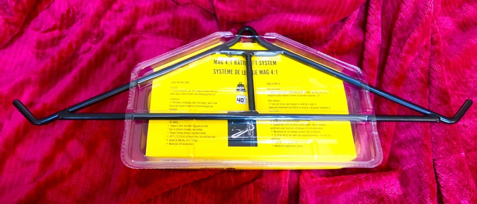 Hunters Specialties MAG 4:1 Ratio Lift System 00645C 600lbs.40ft Lift Deer/game - Fresh Stock Dated December 2025