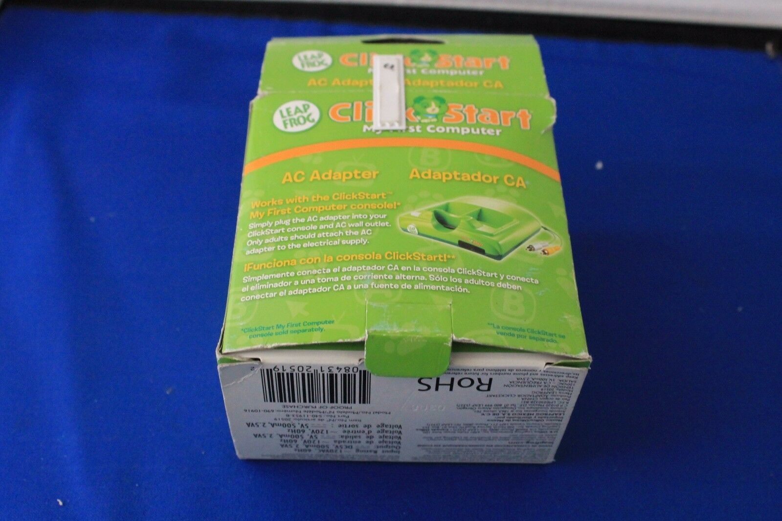 LeapFrog ClickStart My First Computer AC  Adapter - Fresh Stock Dated February 2026