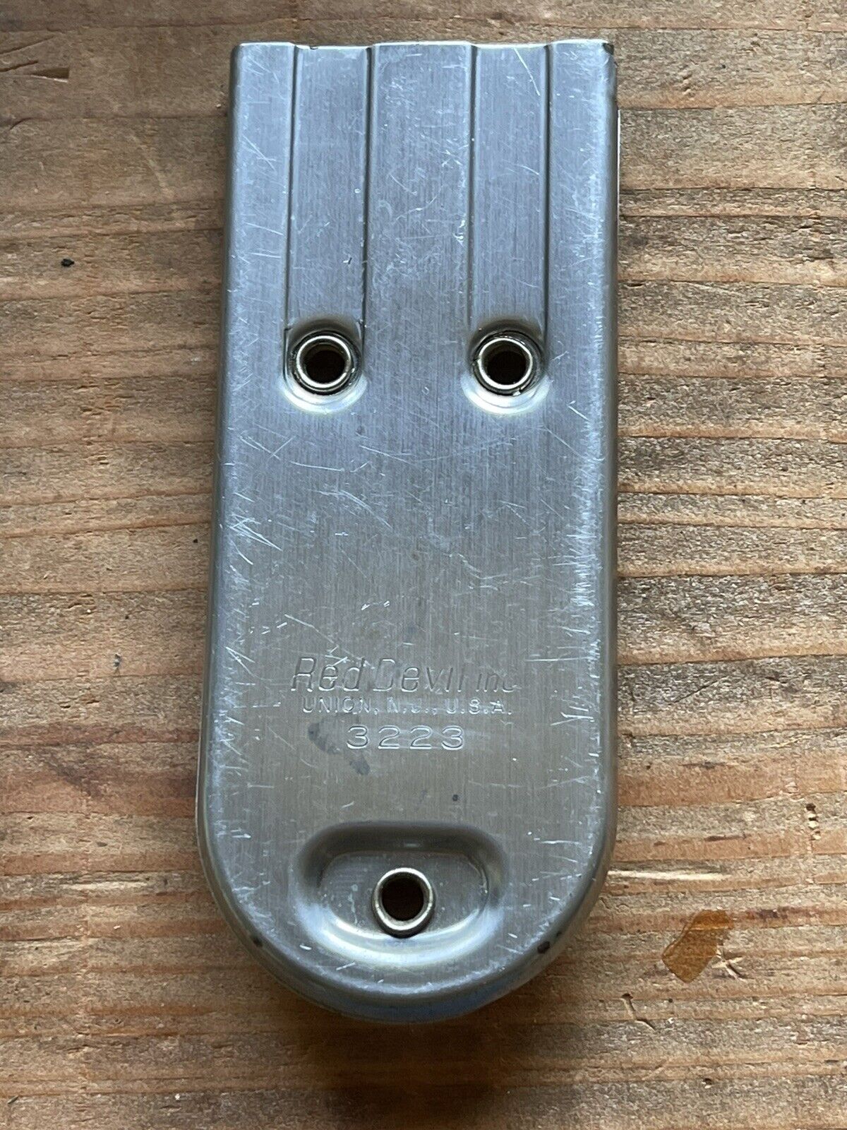 Vintage Red Devil Razor Blade Scraper - Single Edge Blades No.3223 Made In USA - Fresh Stock Dated February 2026