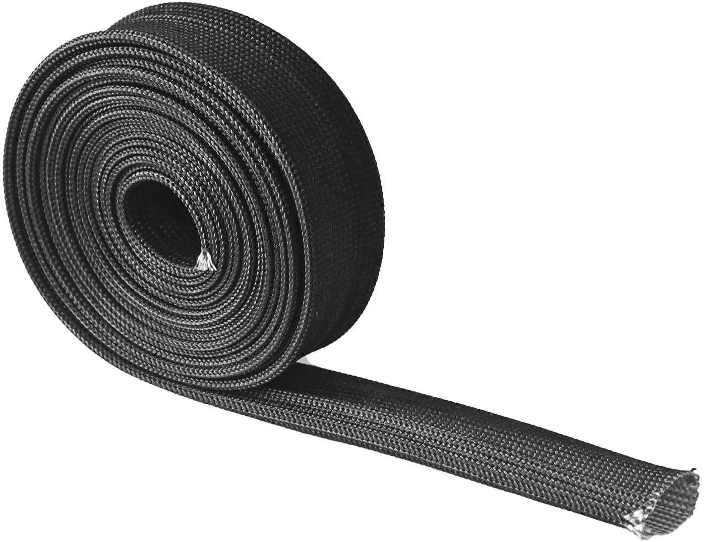 Heat Hose Fiberglass Wrap Shield Sleeve 10FT-3/4