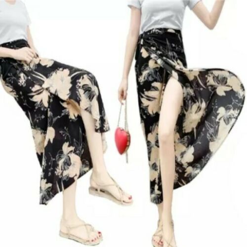 iDrop Eco- Friendly & Breathable Multifunctional Floral Printed Long Beach Skirt - Fresh Stock Dated February 2026