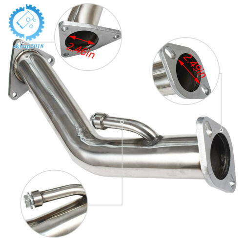 Exhaust Pipes Catless Straight Downpipe Fit For Nissan 370Z Infiniti G37 3.7L V6 - Fresh Stock Dated February 2026