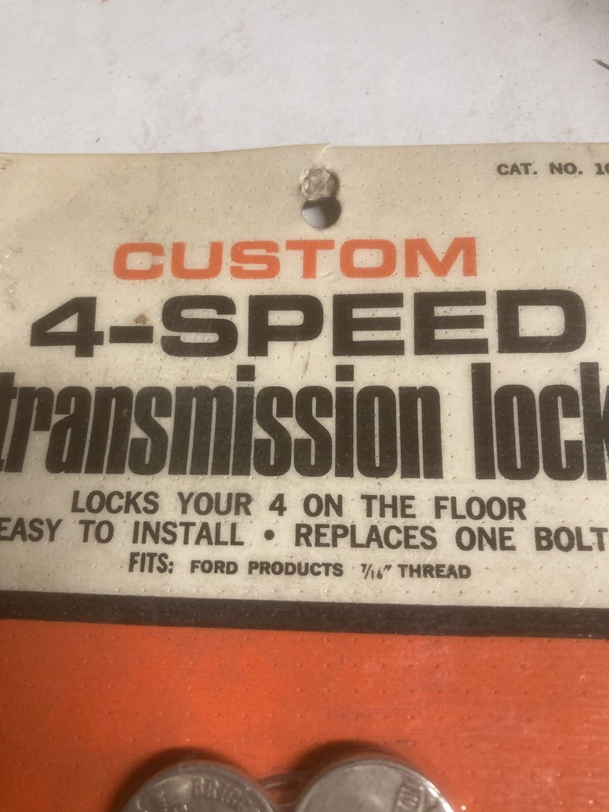 Vintage Ford  4 speed Manual Transmission Lock Custom Durachrome 7/16