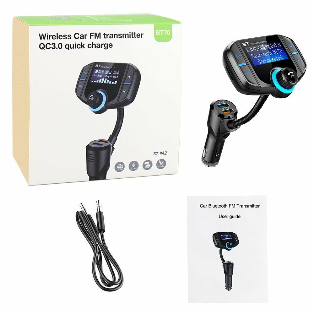 Bluetooth FM Transmitter - Fresh Stock Dated February 2026
