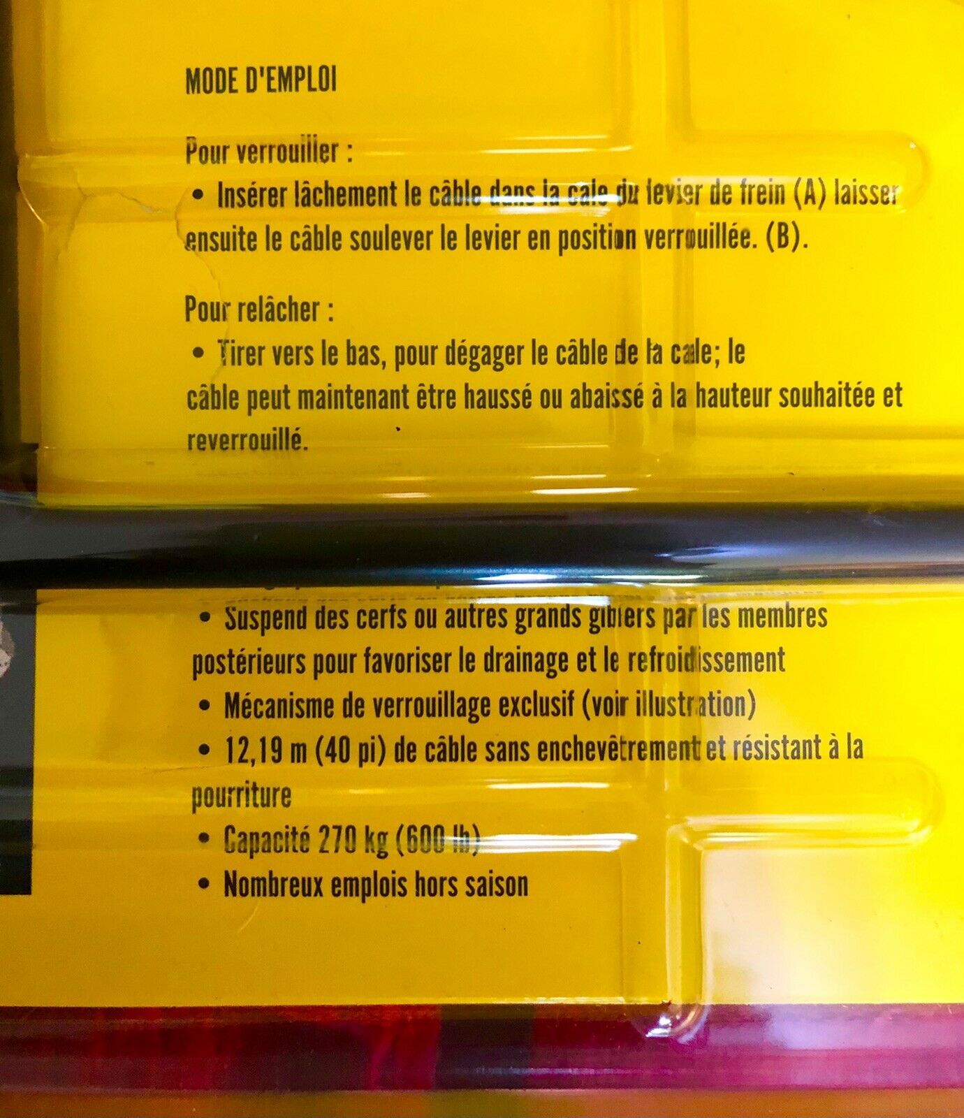 Hunters Specialties MAG 4:1 Ratio Lift System 00645C 600lbs.40ft Lift Deer/game - Fresh Stock Dated December 2025