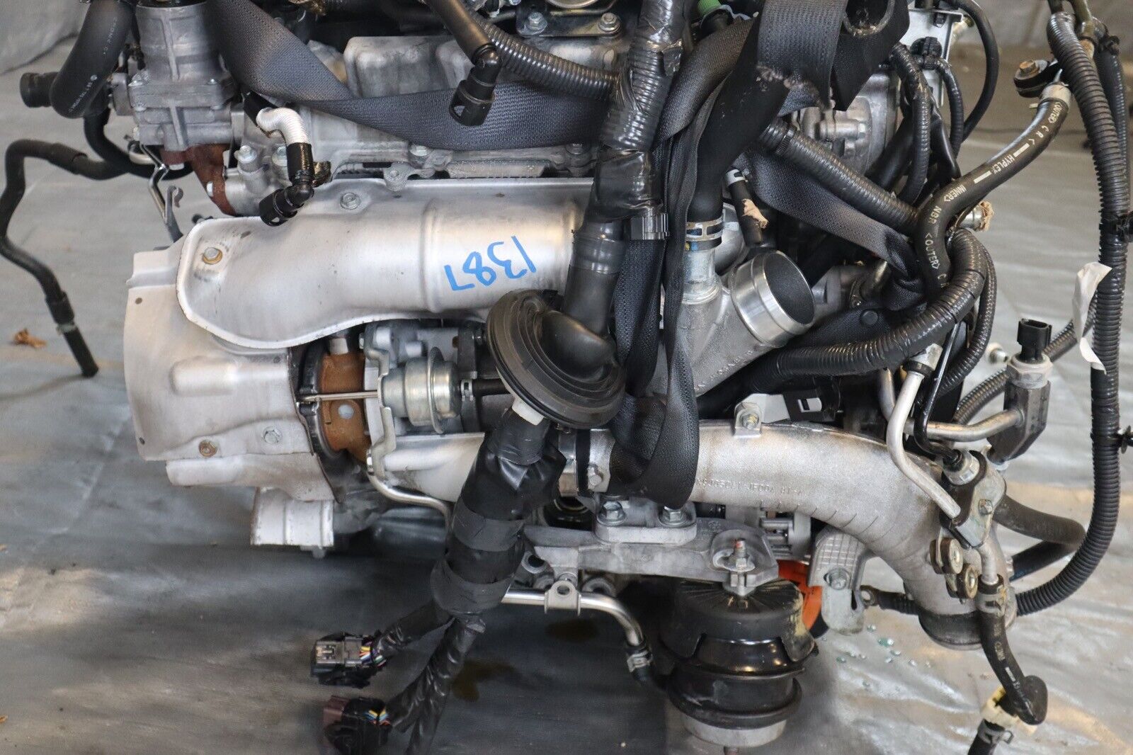 09 10 11 NISSAN GT-R R35 V38 OEM TWIN TURBO ENGINE LONGBLOCK ASSY 29,224 MILES - Fresh Stock Dated February 2026