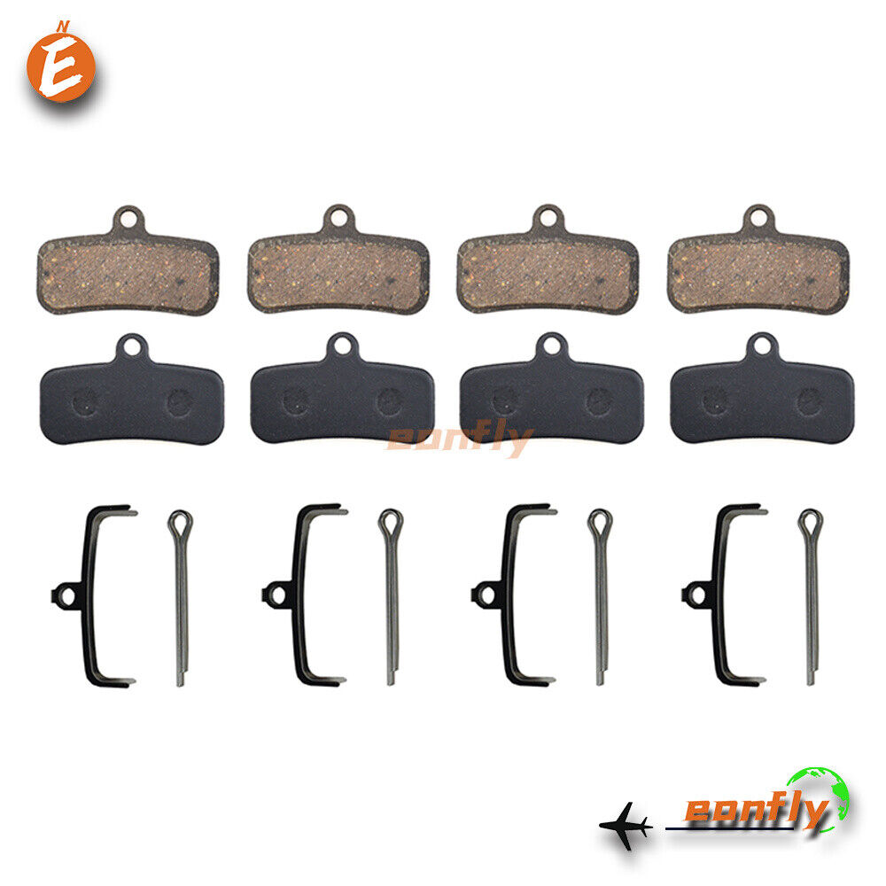 4 Pairs Bike Bicycle Organic Disc Brake Pads For Shimano BR-MT520 - Fresh Stock Dated February 2026