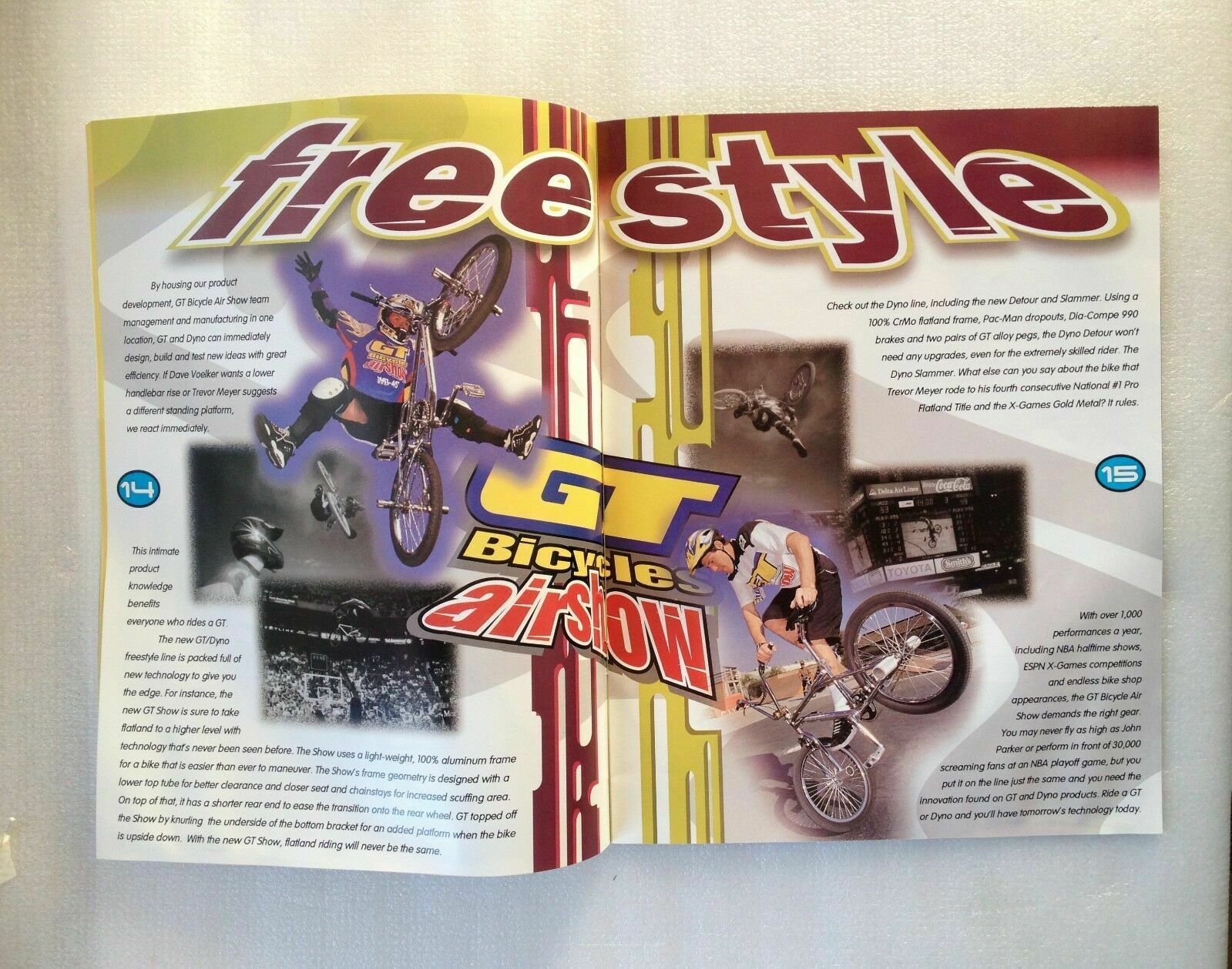 VINTAGE BRAND NEW 1998 GT DYNO BMX CATALOG - Fresh Stock Dated December 2025